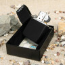 Zippo Classic 218ZL, матовая чёрная, с бензином 218ZL_3141